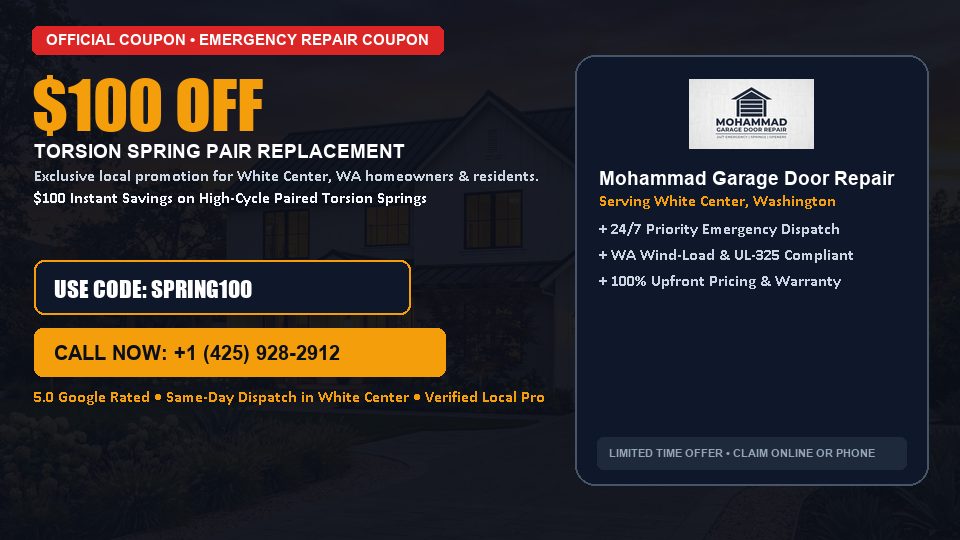 Mohammad Garage Door Repair $100 OFF Dual Torsion Spring Replacement