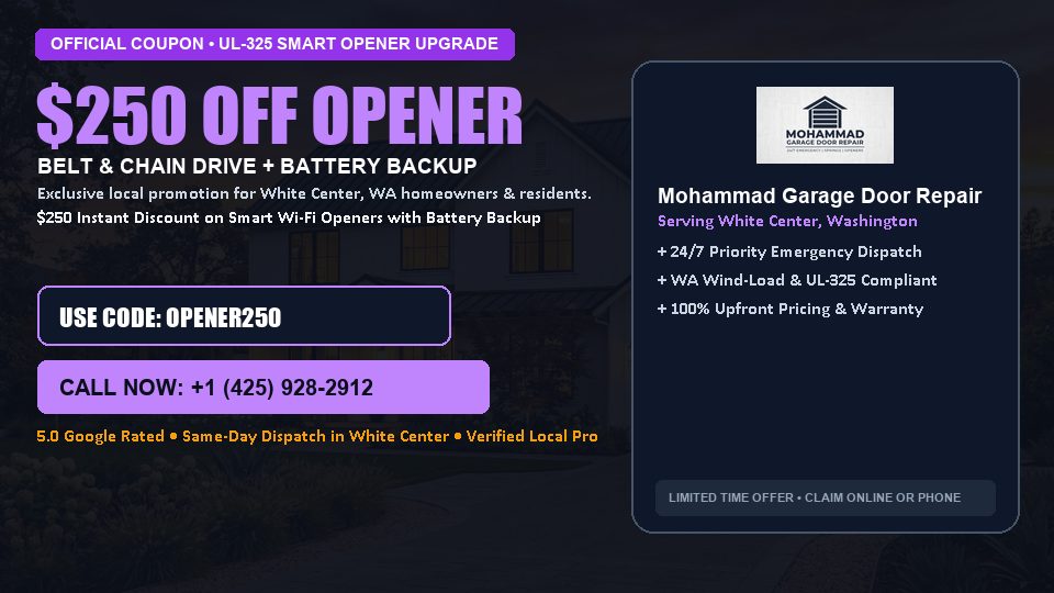 Mohammad Garage Door Repair $250 OFF Premium LiftMaster Opener Installation